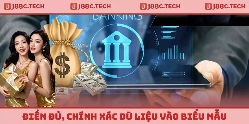Điền đủ, chính xác dữ liệu vào biểu mẫu